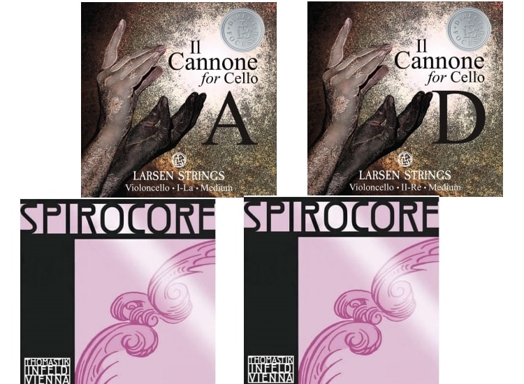 Il Cannone Cello A-D direct&focused G-C Spirocore