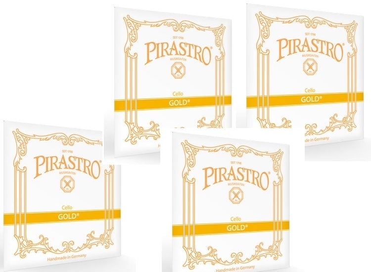 Gold Cellosaiten Satz von Pirastro