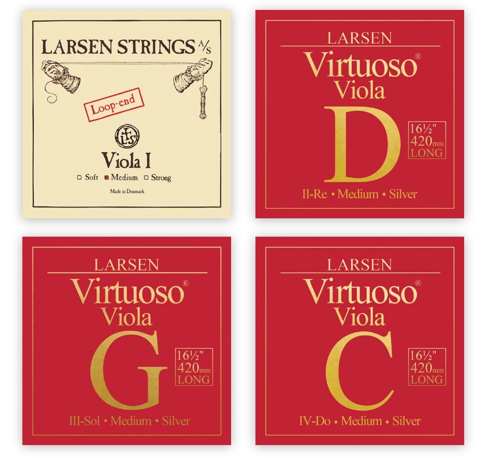 Larsen Virtuoso Viola extra lang Satz A Schlinge