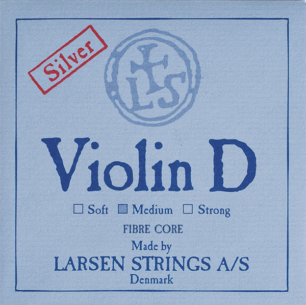 Larsen D Violinsaite 4/4 Silber Medium