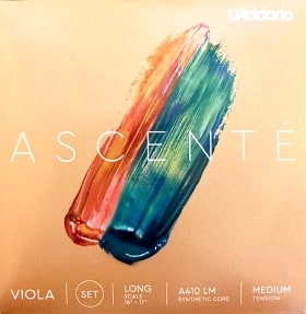 D'Addario Ascenté Violasaiten Satz Long Scale